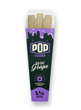 Pop Cones Wild Grape 6pz 1 1/4
