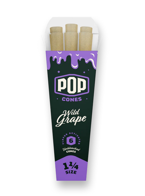 Pop Cones Wild Grape 6pz 1 1/4