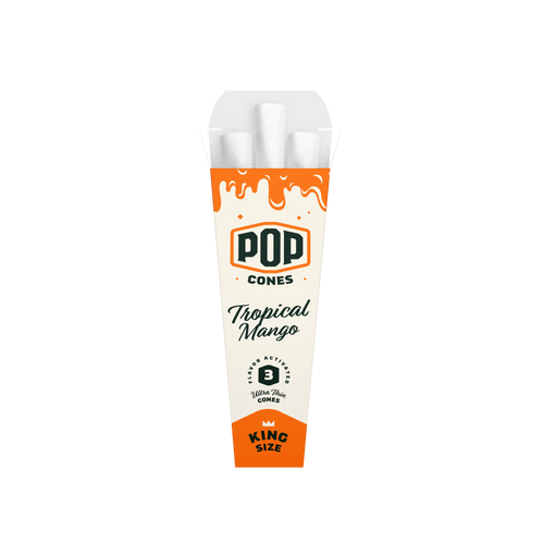 Pop Cones Tropical Mango  3 Pack King Size