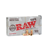 Raw 100 tips Limited edition camo lata metalica