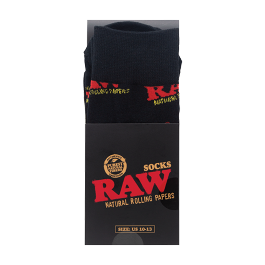 RAW Socks Calcetines negros tlla 10-13 US