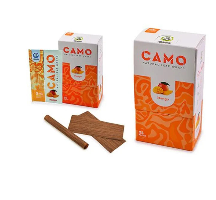 Camo 5 Wraps Per Pack Mango