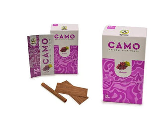 Camo 5 Wraps Per Pack Grape