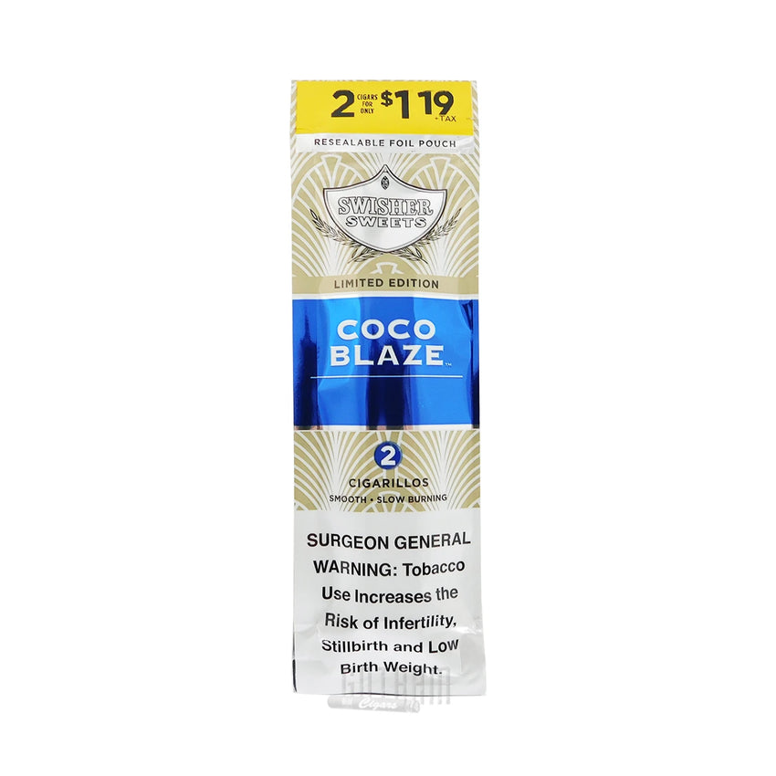 Swisher Sweets Cigarrillos Coco Blaze