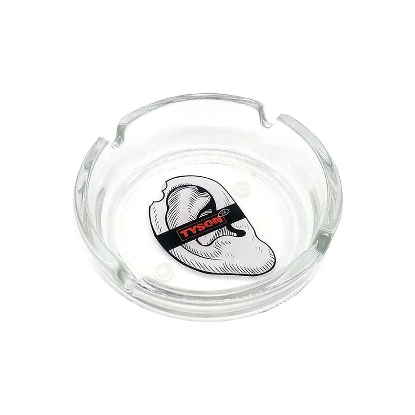 TYSON 2.0 Cenicero de vidrio con oreja mordida