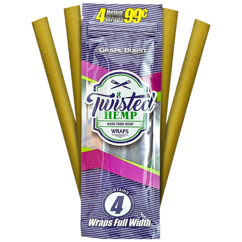 Twisted Hemp Wrap Grape Burst