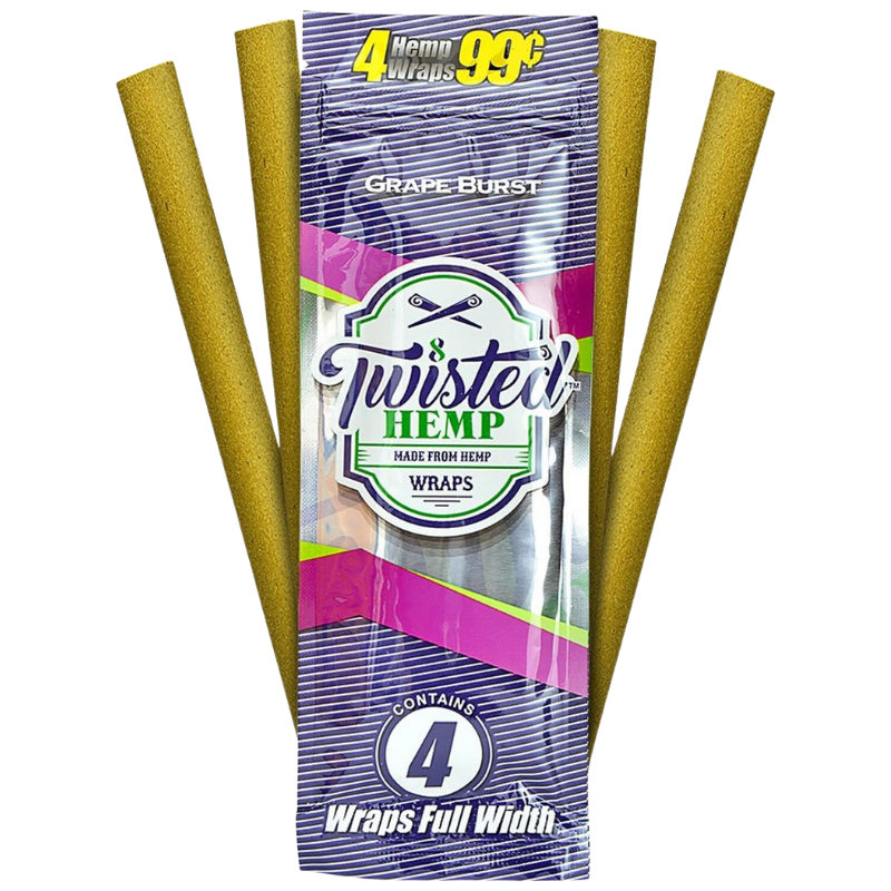 Twisted Hemp Wrap Grape Burst