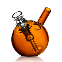 Grav Spherical Pocket Bubbler Amber