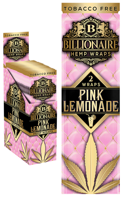 Billionaire Hemp Wraps Pink Lemonade