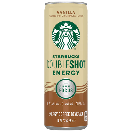 Starbucks, Doubleshot Energy, Vanilla Flavored, Energy Coffee Beverage