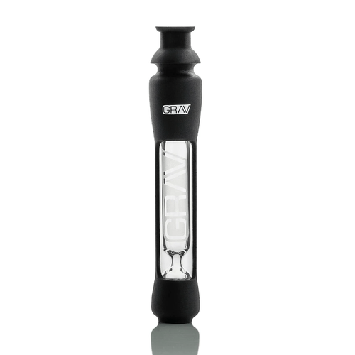 GRAV 12mm Taster Hitter con cubierta de silicon Negro