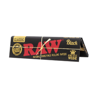 Raw Papeles King Size Wide Black