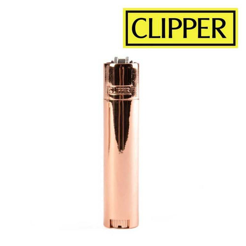 Clipper Encendedor Metalico Rose Gold Brilloso