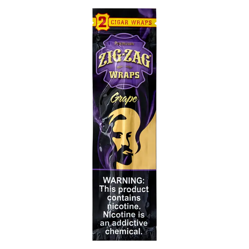 Zig Zag Conos de tabaco Grape