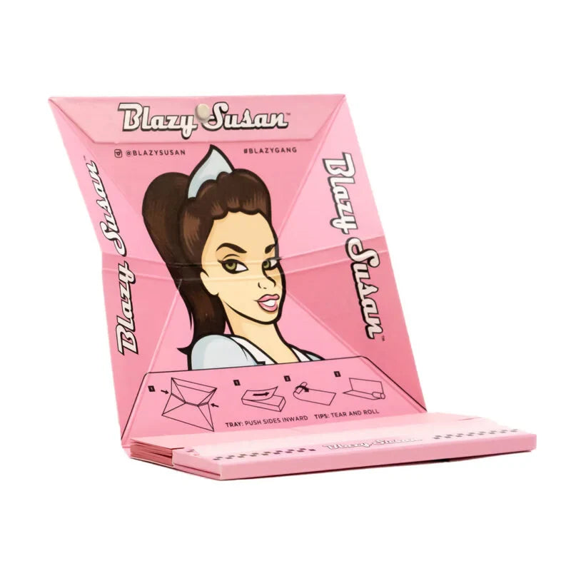 Blazy Susan Papeles Deluxe Rolling Kit King Size Rosa