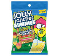 JOLLY RANCHER GUMMIES SOUR LEMONADE STAND 5 OZ PEG BAG