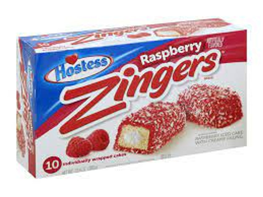 Hostess Zingers Raspberry Cakes 10pk 380g
