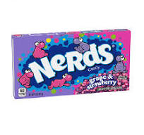 Nerds Grape and Strawberry Theater Box Candy 142gr.