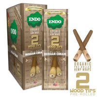 Endo Smallz Organic Pre-Rolled Hemp Wrap Russian Cream