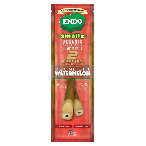 Endo Smallz Organic Pre-Rolled Hemp Wrap Moonlight Watermelon