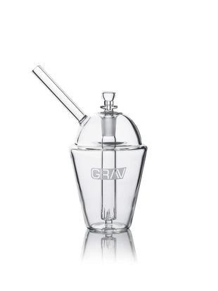 GRAV Slush Cup Bubbler Bong Clear
