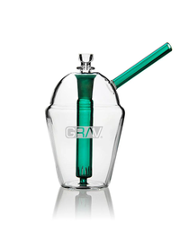GRAV Slush Cup Bubbler Bong Green