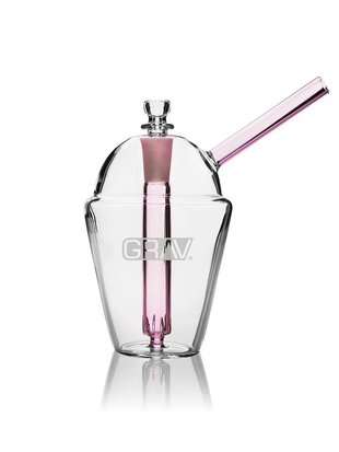 GRAV Slush Cup Bubbler Bong Pink