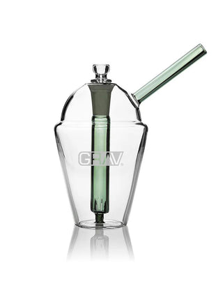 GRAV Slush Cup Bubbler Bong Smoke