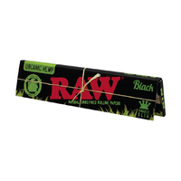 Raw Papeles King Size Organic Hemp Black