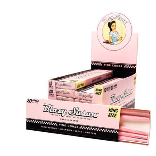 Blazy Susan Pink Cones - King Size 20pk