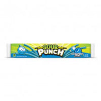 SOUR PUNCH BLUE RASPBERRY STRAWS 2 OZ