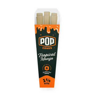 Pop Cones Tropical Mango 6pz 1 1/4