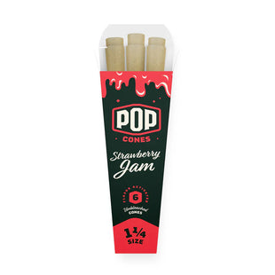 Pop Cones Strawberry Jam 6pz 1 1/4