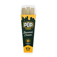 Pop Cones Banana Cream 6pz 1 1/4