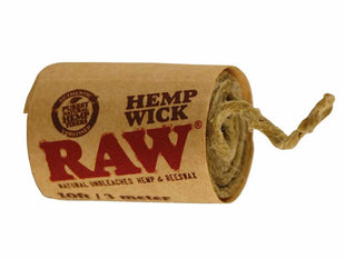 RAW Hemp Wick Mecha de 3 Metros