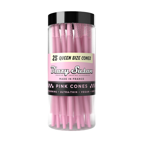 Blazy Susan Bote de Conos Rosas con  25 Queen Size