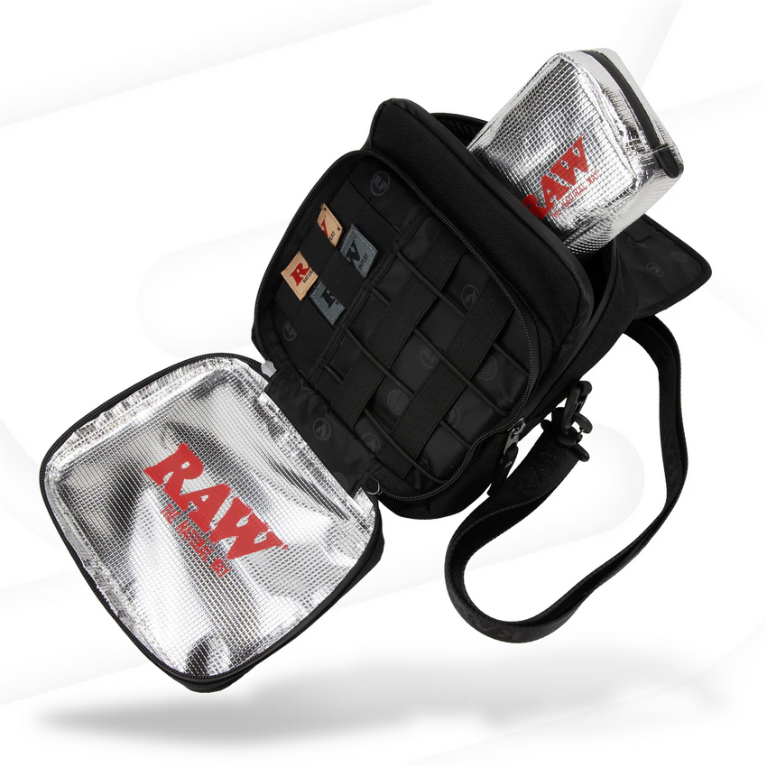 RAW Day Bag Bolsa Cruzada con Bolso extra anti-olor