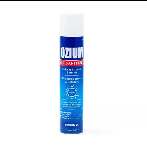 Ozium air sanitizer that new car smell