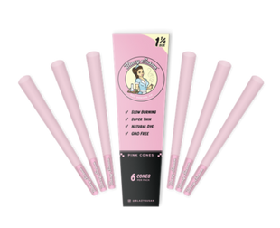 Blazy Susan Pink Cones - 1 1/4 20pk