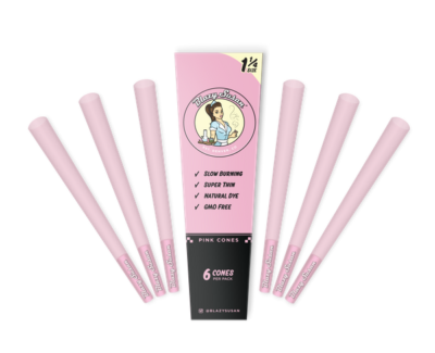 Blazy Susan Pink Cones - 1 1/4 20pk