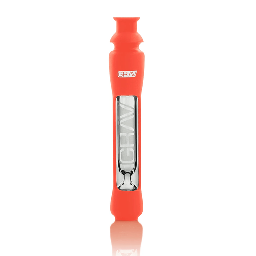 GRAV 12mm Taster Hitter con cubierta de silicon Naranja