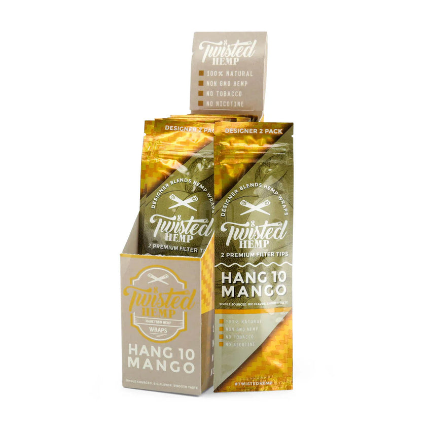 Twisted Hemp Wraps 2 pack Mango